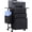 Black, variant on KATHY&BOB Printer Stand with 3 Fabric Drawers, Mobile File Cabinet, Desk Table Cabinet Fits A4 Letter Size, Home Office Furniture, Brown