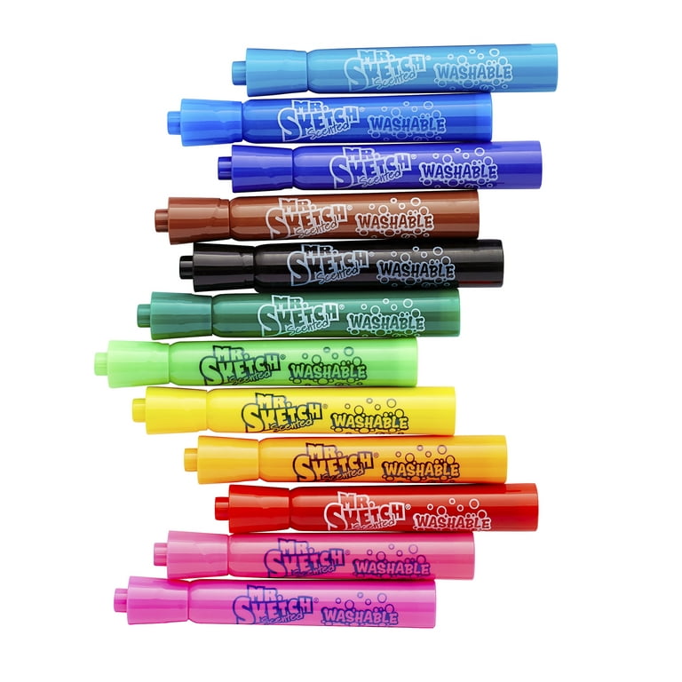 Mr. Sketch Scented Markers, Class Pack, Assorted Colors, Pack Of