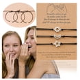 thumbnail image 2 of Pulsera de joyería con estrella de la amistad, pulsera con charm, pulsera con luna para mujer, pulsera con sol, pulseras de moda, 2 of 8