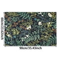 thumbnail image 3 of TIELUTT Cartoon Flower Print Kitchen Carpet Cartoon Fish Print Kitchen Carpet Washable Cushion Initial Blankets and Throws Furry Carpet Rug Couch Blankets Warm Throw Rugs Living Room Big Bedroom Rugs, 3 of 7