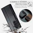 thumbnail image 5 of For Samsung Galaxy A37 A57 Case with Card Holder, Wallet Case for Women Men with RFID Blocking, Durable Leather Kickstand Magnetic Clasp Shockproof Phone Case, 5 of 14