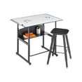 thumbnail image 2 of Safco AlphaBetter Debout - Table - Rectangulaire - Blanc - base Noire, 2 of 6