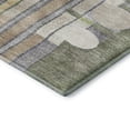 thumbnail image 3 of Addison Rugs Mayfield Premium Machine Washable Transitional Geometric Olive Rectangle Rug, 8' x 10', 3 of 6