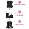thumbnail image 3 of 3 Clip&1 Zip 6 Corsé de acero deshuesado para entrenador de cintura, entrenamiento deportivo, moldeador de cuerpo, Control de barriga, 3 of 5