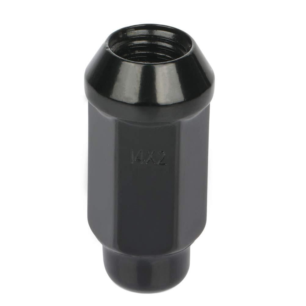 ECCPP Wheel Lug Nuts 24 Pieces 14x2 Black Bulge Acorn Drive Closed 3/4 Lug Nuts for Ford Expedition/for F-150/for F-150 Heritage for Lincoln Mark LT/Navigator 1997-2014
