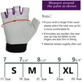 thumbnail image 3 of Drasry Fingerless UV Gloves Sun Protection UPF50+SPF for Fishing Kayaking Sailing Glove Purple XL, 3 of 7