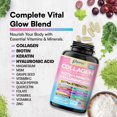 thumbnail image 4 of Parrox Collagen Peptides Types I, II, III, V & X, MCG Biotin, Keratin, Hyaluronic Acid, MSM, Zinc, Grape Seed Extract, Quercetin, Vitamin A, Vitamin C, Vitamin E, Magnesium, Folic Acid (270 Capsules), 4 of 9