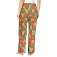 thumbnail image 3 of Goofa Hand Drawn Strawberry Printed Soft Pajama Pants for Women, Wide Leg Comfy Casual Lounge Yoga Pants-X-Large, 3 of 9