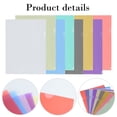 thumbnail image 5 of 1 Pcs Plastic Folders Sleeves,Transparent Document Folder Project Pockets,L-Shaped Plastic Folders,Heavy-Duty Transparent Folders,L-Type Plastic Paper Sleeves Protector Resume File Folders,Red, 5 of 9