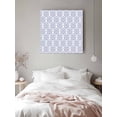thumbnail image 3 of Canvas Print Wall Art Baroque Pattern Light Blue Vintage Abstract Flowers Texture Framed Canvas Art Wall Decor Pictures Painting Morden Artwork for Living Room Bedroom, Ready to Hang, 16"x16", 3 of 4