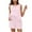 yy278 Pink, variant on Ichuanyi Women's Summer V-Neck Sleeveless Casual Dresses for Women Beach Vacation olid Color Dresses