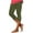 05-Army Green, variant on Women Stretch Capri Leggings Pants High Waisted Soft Yoga Cropped Pants 2025 Trendy Summer Plus Size Capris Orange M
