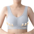 thumbnail image 4 of Teissuly Ladies Traceless Comfortable No Steel Ring Breathable Gathering Bra Woman Underwear, 4 of 7