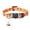 A003- Orange, variant on Halloween Pet Collar with Pumpkin Print, Cute Pet Collar for Small Pets, Holiday Pet Cat Supplies 1 Pack,Orange