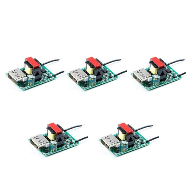 5 Uds Convertidor Estabilizador DC-DC MóDulo Reductor 12V 24V 36V 48V 72V una 5V 1A Fuente de AlimentacióN Aislada GalváNica USB