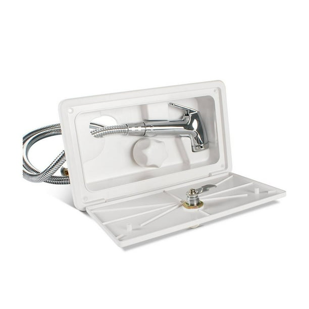 IMSHIE RV Shower, RV External Exterior Shower with Hose and Cold Hot