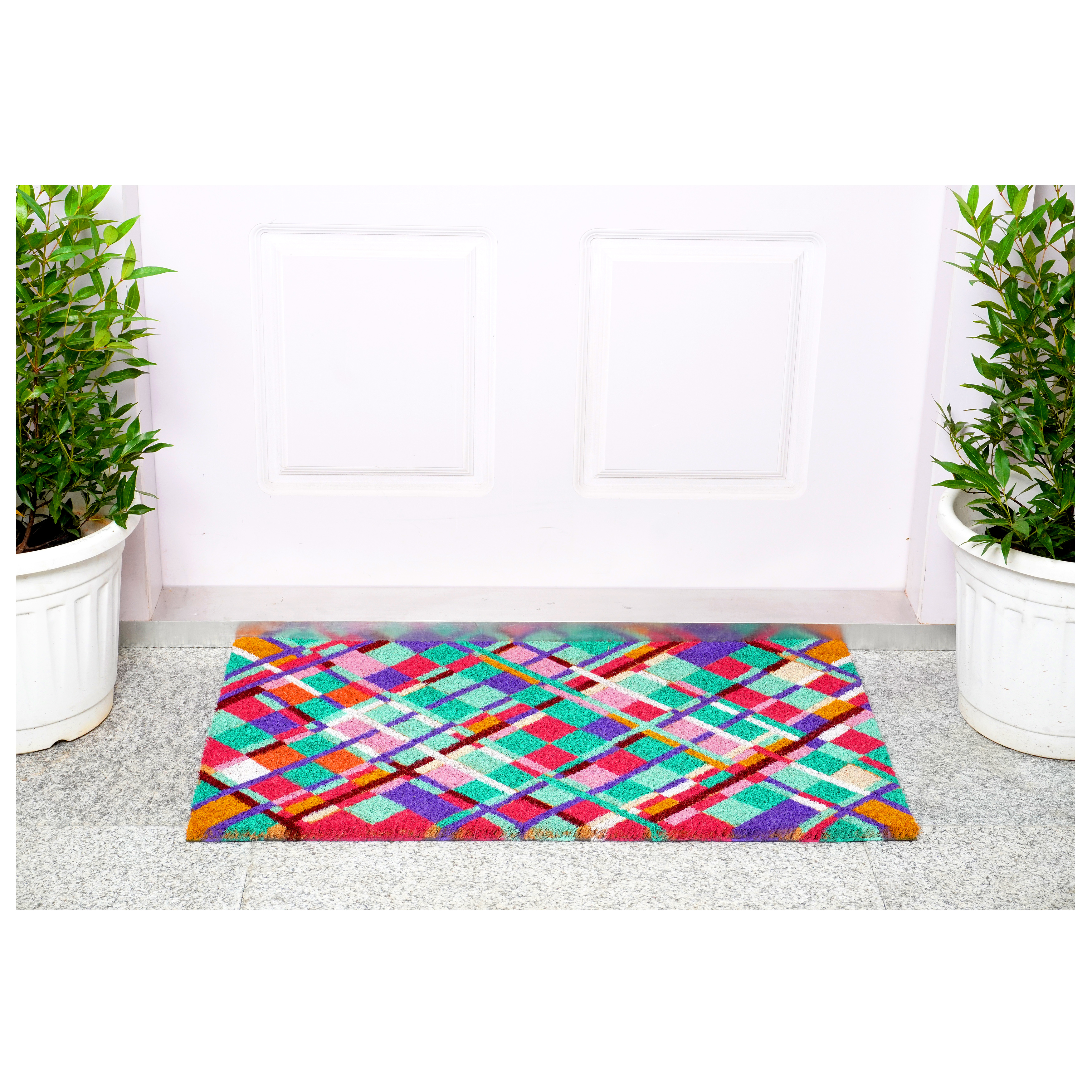 Calloway Mills 107641729 Jazzy Abstract Hello Doormat 17" x 29"