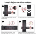 thumbnail image 5 of ZYX Heavy Duty Stainless Steel Band for Apple Watch, Men's Solid Metal Business Strap, Black, 49mm/46mm/45mm/44mm/42mm(series 3 2 1), 5 of 6