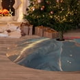 thumbnail image 6 of Sikiie Starry Sky Cloud Wolf 30-48 inches {designName} Print Christmas Tree Skirt Snowman Xmas Tree Skirt with Edge Christmas Decorations for Holiday Party48", 6 of 7