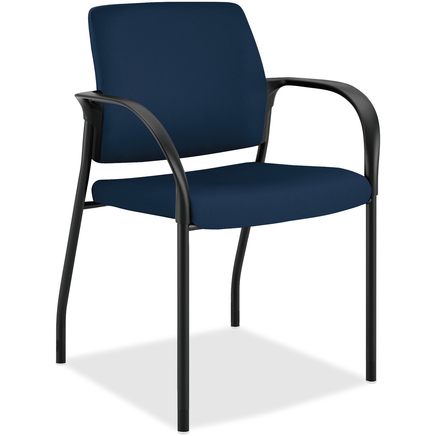 HON Stacking Chair w/Glides 25"x213/4"x331/2" Centurion Navy
