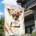 thumbnail image 3 of Happy Mother's Day Miniature Pinscher with Flower Crown and Greeting Card House Flag 28x40in Double Sided Mini Pin Dog Lover Outdoor Decor - 13004, 3 of 5