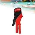 thumbnail image 3 of Billiards Three Unisex Non Slip Professional Left Hand Breathable Red, 3 of 8