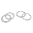 thumbnail image 2 of 1.9 Inch Silver Aluminum Alloy Replacement Wheel Beadlock Rings for Traxxas 1/10 Scale RC Car, 2 of 8
