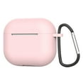 thumbnail image 2 of Joernso 1 Set Headphone Cushion Full Coverage Wear resistant Tight Fit Anti shock Comfortable Touch 360 Degree with Hanging Buckle Earphone Cover for Airpods 3, 2 of 8