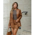 thumbnail image 2 of Womens 3 Piece Long Sleeve Tops Crew Neck Stretch Fitted Underscrubs Layer Tee Shirts Tops, 2 of 4