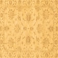 thumbnail image 1 of Ahgly Company Indoor Square Oriental Brown Traditional Area Rugs, 6' Square, 1 of 4