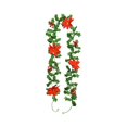 thumbnail image 3 of Arrangement Floral Suspendu des Fêtes avec Rouge et Vert pour Mur d'Escalier d'Entrée Intérieur Extérieur, 3 of 4