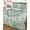 Turquoise, variant on Quilt King Size Bedding Set, Green Purple Boho Reversible Summer Quilt 3 Pieces, Vintage Abstract Art Floral Ethnic Tribe Lightweight Bedspreads Coverlets with 2 Pillow Shams for All Seasons