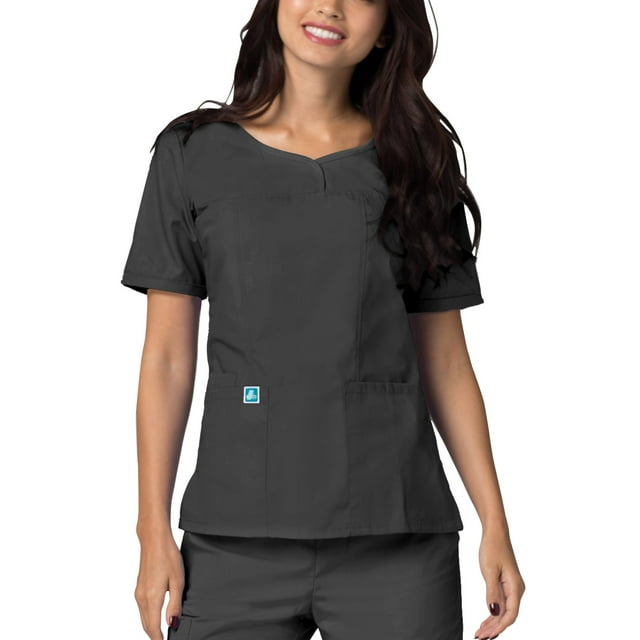 Adar Universal Scrubs For Women - V-Neck Scrub Top