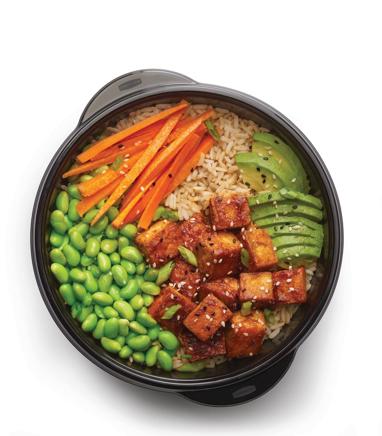 Rubbermaid TakeAlongs 1.18 L Food Storage Containers with Divided Base, 8 pc set: 4 bases and 4 lids