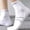 Multicolor a, variant on Men's 4-Pack Athletic Crew Socks Terry Cushion Sole Breathable for Outdoor Fitness Workouts Multicolor c Free Size