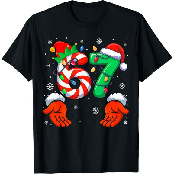 67 Six Seven Meme Women’s T-Shirt, Funny Cute Graphic Tee for Christmas or School