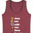 thumbnail image 3 of The Lion King - Main Characters - Women's Racerback Tank Top, 3 of 5