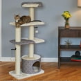thumbnail image 2 of Midwest Feline Nuvo Tower Car Furniture Mushroom 22" x 15" x 50.5", 2 of 6