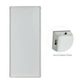 thumbnail image 6 of NeuType Rectangle Wall Mounted Mirror 71x28" Aluminum Alloy Grey, 6 of 7