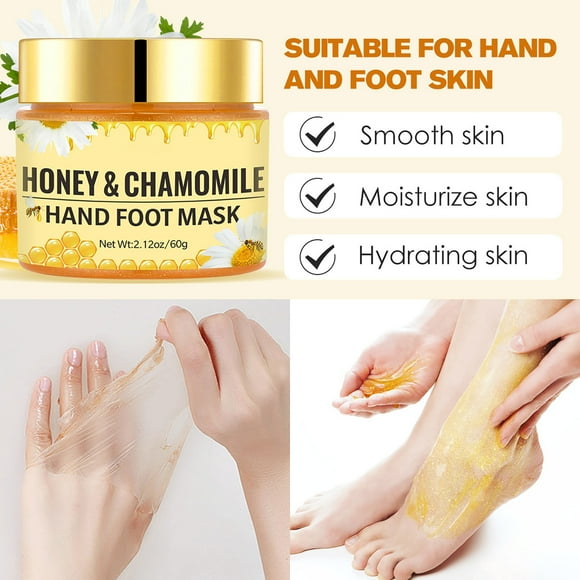 Qocolhg Up to 50% Off Personal Care and Beauty Clearance!Chamomile Hand Mask Hand Wax Moisturizing Cleansing Exfoliating Foot Mask, Gifts for Women