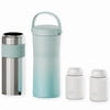 MAMAPRO Portable Breast Milk Cooler 22oz 24 Hours Stainless Steel Breastmilk Freezer Leakproof Chiller with 2 Storage Bottles for Baby