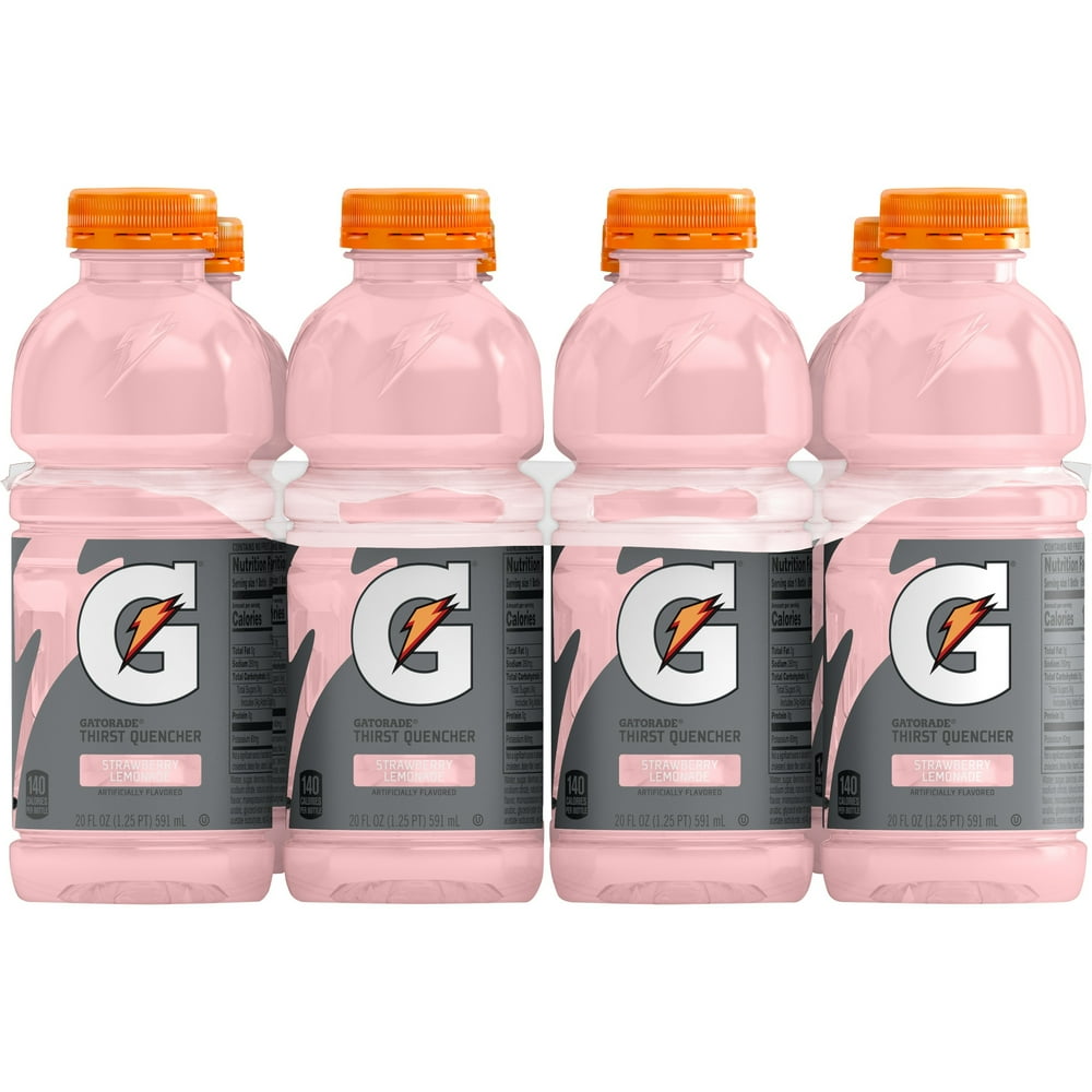 (8 Bottle) Gatorade Thirst Quencher Sports Drink, Strawberry Lemonade