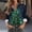 C-Green, variant on Christmas Women's Button down Shirts Casual Plus Size Santa Claus Long Sleeve Tee Tops Snowflake Collared Blouses Slim Festive Party Clothing