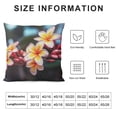 thumbnail image 5 of Chilfamy Flowers Tree Branch Pillow Covers for Couch Sofa Indoor Outdoor Soft and Durable Spring Pillow Case 1PC 24x24in, 5 of 5
