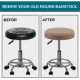thumbnail image 7 of AIGIA 2 Pack Bar Stool Covers Round Stool Covers With Elastic Bands Slipcover Washable Stool Cushion Covers, 7 of 7