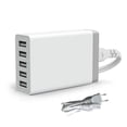 thumbnail image 2 of Tira de Alimentación Multipuerto Seitruly de Alto Rango para Teléfono y Comunicación Blanco EU-Stecker, 2 of 6