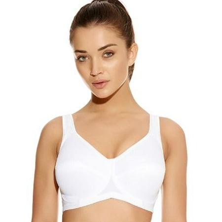 

New Freya Active Underwire Sports Bra 4002 White Maximum Support 38H