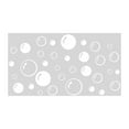thumbnail image 1 of Transparent Hollowed Wall Decal Sticker for Childrens Birthday Party Room Bath Mural Background, 1 of 6
