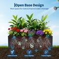 thumbnail image 3 of Garvee jardinera metálica grande para exterior, maceta rectangular de acero resistente con ensamblaje a presión, ideal para plantas en jardín, patio o terraza, 3 of 8