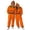 A45 Orange, variant on FASHOFT Adult Onesies for Women Men Pumpkin Flannel Halloween Jumpsuit for Cosplay Party Dress up Hooded Soft Loungewear Orange L